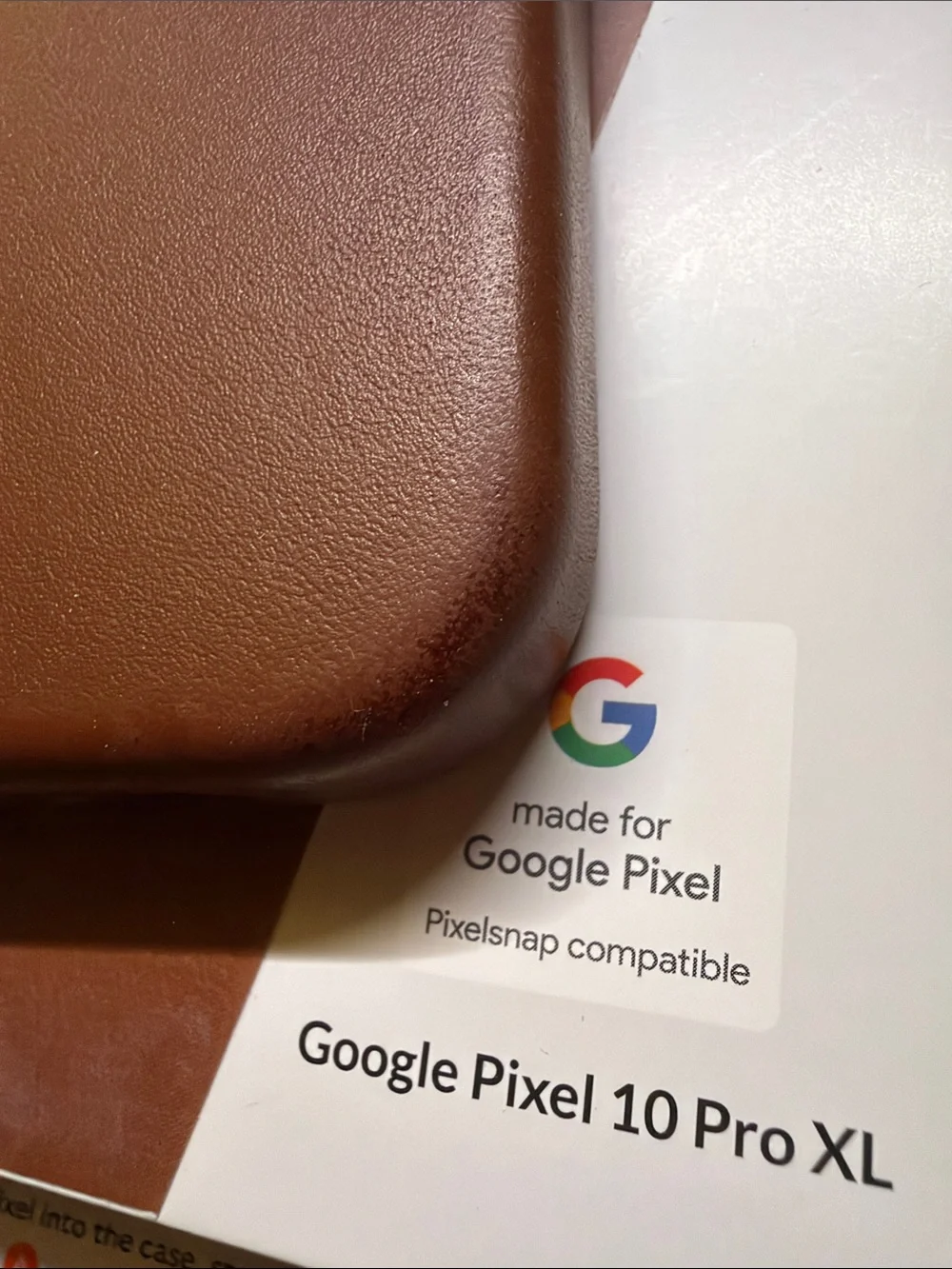 Bellroy Leather Pixel Case in sienna for Google Pixel 10 Pro XL